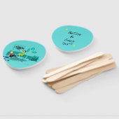 Retro Girl's Night in Set of Fans Fächer (Non-assembled)