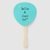 Retro Girl's Night in Set of Fans Fächer (Rückseite)