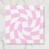 Retro Girls Sleep Over Party Geschenkanhänger (Rückseite)