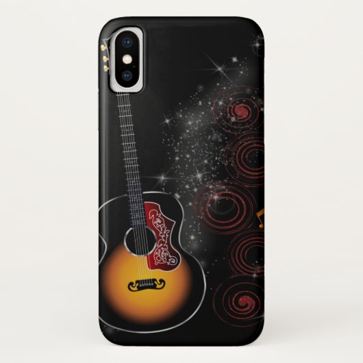Retro-Gitarre Case-Mate iPhone Hülle (Rückseite)