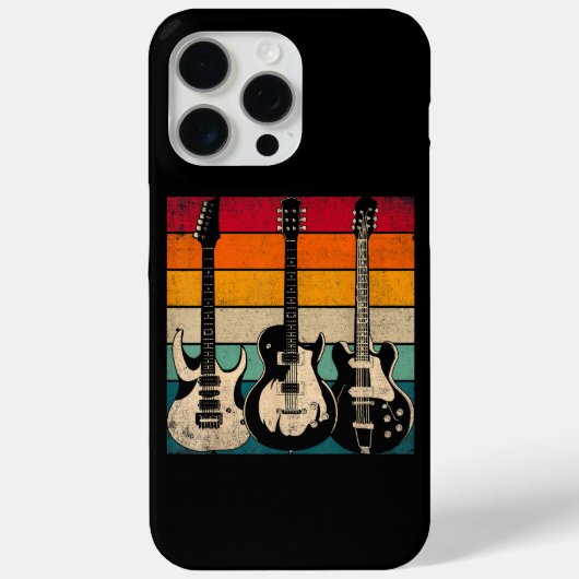 Retro Gitarre Case-Mate iPhone Hülle (Rückseite)