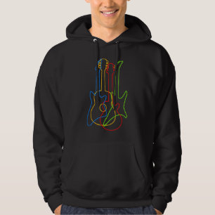 Retro Gitarre Hoodie