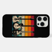 Retro Gitarre iPhone Hülle (Rückseite (Horizontal))