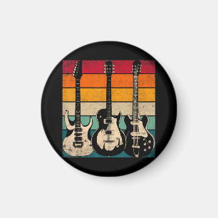 Retro Gitarre Magnet