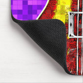 Retro Gitarre Mousepad (Ecke)