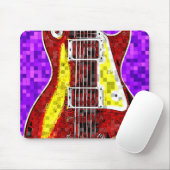 Retro Gitarre Mousepad (Mit Mouse)