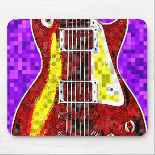 Retro Gitarre Mousepad