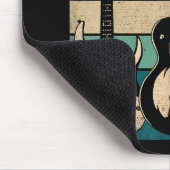 Retro-Gitarre Mousepad (Ecke)