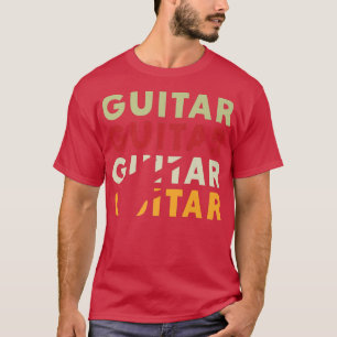 Retro Gitarre Musician Bass Gitarrist Gitarre Play T-Shirt