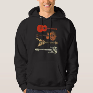 Retro Gitarre Shirt Acoustic Gitarre Mens Gitarre