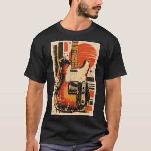 Retro-Gitarre T-Shirt