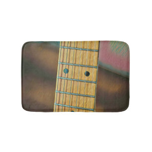 Retro-Gitarrengeschenk Badematte