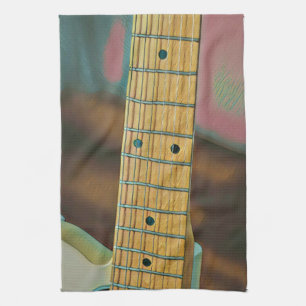 Retro-Gitarrengeschenk Geschirrtuch