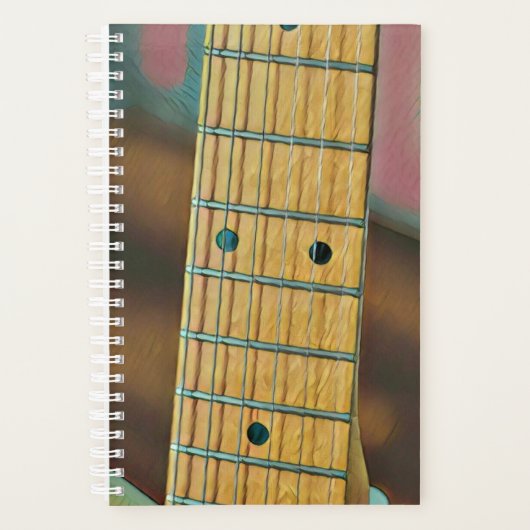 Retro-Gitarrengeschenk Planer (Vorderseite)