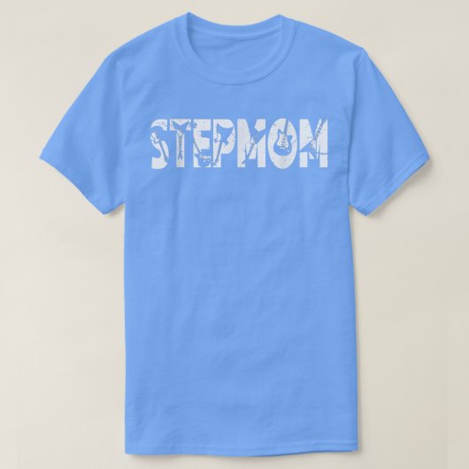 Retro-Gitarrist Mutter Stepama Gitarre Mutter Day T-Shirt (Design vorne)