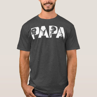 Retro Gitarrist Vater Papa Gitarre Väter Day Muse T-Shirt