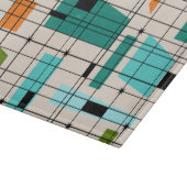 Retro Gitter-u. Sternexplosion-Glasschneiden-Brett Schneidebrett (Ecke)