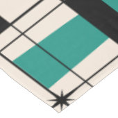 Retro Gitter-u. Sternexplosion-Tischdecke Tischdecke (Schrägansicht)