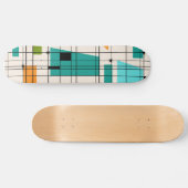 Retro Gitteru. SternexplosionenSkateboard Skateboard (Horizontal)