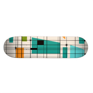 Retro Gitteru. SternexplosionenSkateboard Skateboard