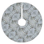 Retro Glam Art Deco Rhinestones und Kristall Polyester Weihnachtsbaumdecke (Vorderseite)