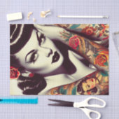 Retro-Glam-Button Seidenpapier (Handwerk)