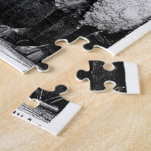 Retro Glam Cat and Sheep Jigsaw Puzzle (Seite)