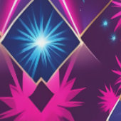 Retro Glam Geometric Peel and Stick Tapete (Naht)