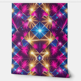 Retro Glam Geometric Peel and Stick Tapete