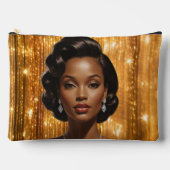 Retro Glam Girl (Diana) Zubehörtasche (Vorderseite)