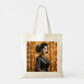 Retro Glam Girl (Keiko) Tragetasche (Rückseite)