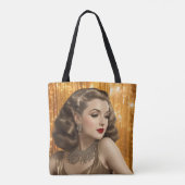 Retro Glam Girls (Ingrid) Tasche (Rückseite)