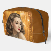 Retro Glam Girls (Ingrid) Waschbeutel (Rechte Ecke)