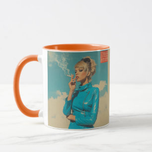 Retro Glam Rauchen Mode Tasse