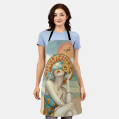 Retro Glamour Beach Vibes mit Monogram Schürze (Getragen)