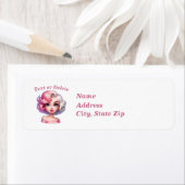 Retro Glamour Girl Animated Cartoon Personalize (Insitu)