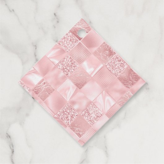 Retro Glamour Girl Animation Niedlicher Cartoon Be Geschenkanhänger (Rückseite)