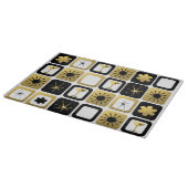 Retro Glamour Gold Cutting Board Schneidebrett (Ecke)