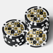 Retro Glamour Gold Poker Chip (Stapel)