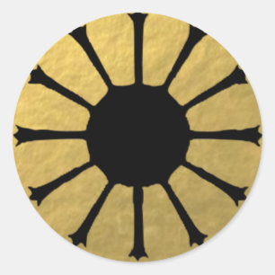 Retro Glamour Gold Sternexplosion Stickers