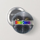 Retro glänzende silberne button (Vorne & Hinten)