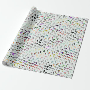 Retro Glas-Hipster-Verpackungs-Papier Geschenkpapier