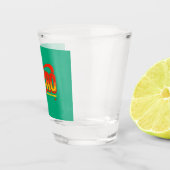 Retro-Glas. Schnapsglas (Rechts)