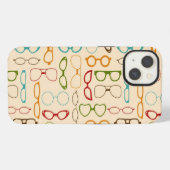 Retro glasses iPhone hülle (Rückseite (Horizontal))
