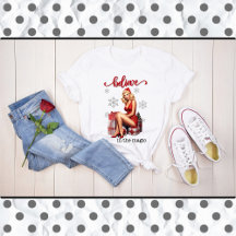 Retro Glaube an den magischen Weihnachtsweih