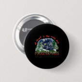 Retro Glaube Bahn Nordpol Polar Express Alles A Button (Vorne & Hinten)