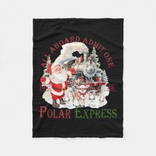 Retro Glaube Bahn Nordpol Polar Express Alles A Fleecedecke