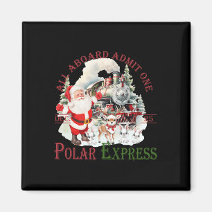 Retro Glaube Bahn Nordpol Polar Express Alles A Magnet