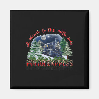 Retro Glaube Bahn Nordpol Polar Express Alles A Magnet
