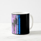 Retro Glaube Judo Karate Martial Arts Kung Fu Kaffeetasse (VorderseiteRechts)